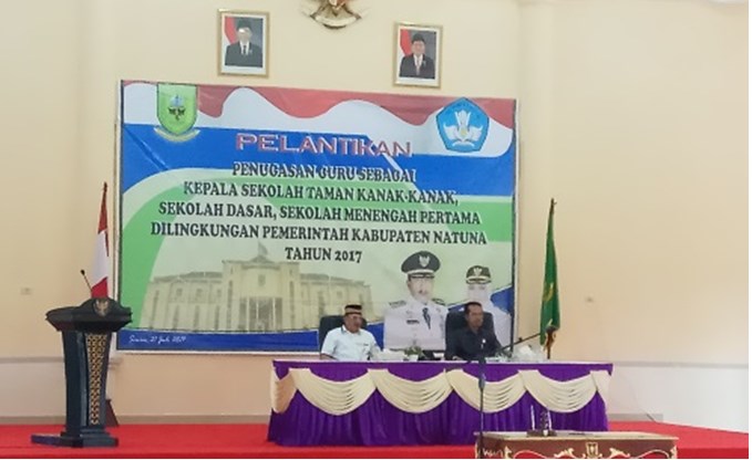 You are currently viewing Bupati Natuna Melantik Guru Sebagai Kepala Sekolah Taman Kanak-Kanak, Sekolah Dasar Dan Sekolah Menengah Pertama