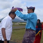 Bupati Natuna Sambut Kedatangan Menteri Kominfo
