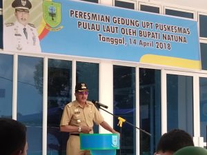 Read more about the article Bupati Natuna Resmikan Pemakaian Gedung UPT  Puskesmas Pulau Laut
