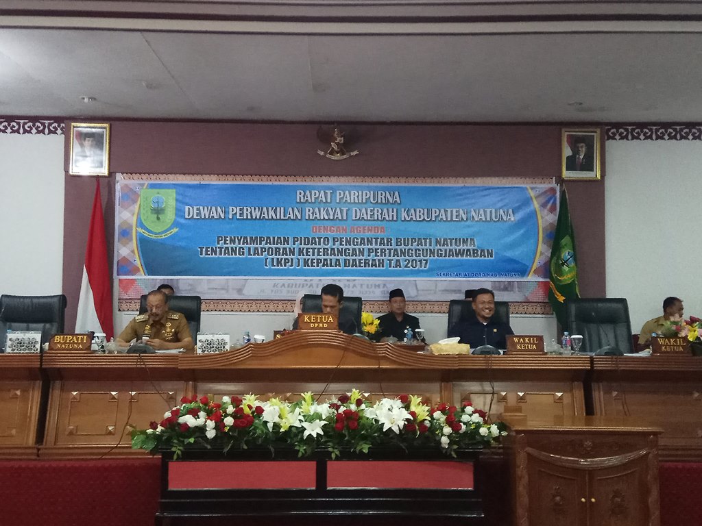 You are currently viewing Bupati Natuna Menyampaikan Laporan Keterangan Pertanggungjawaban Kepala Daerah Tahun Anggaran 2017 Kepada DPRD Kabupaten Natuna