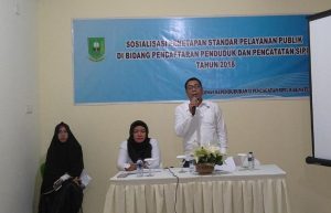 Read more about the article Tetapkan Standar Pelayanan Publik, Disdukcapil Kabupaten Natuna Gelar Sosialisasi