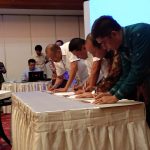 Bupati Natuna Menandatangani Komitmen Pengembangan Natuna Sebagai Geopark Nasional