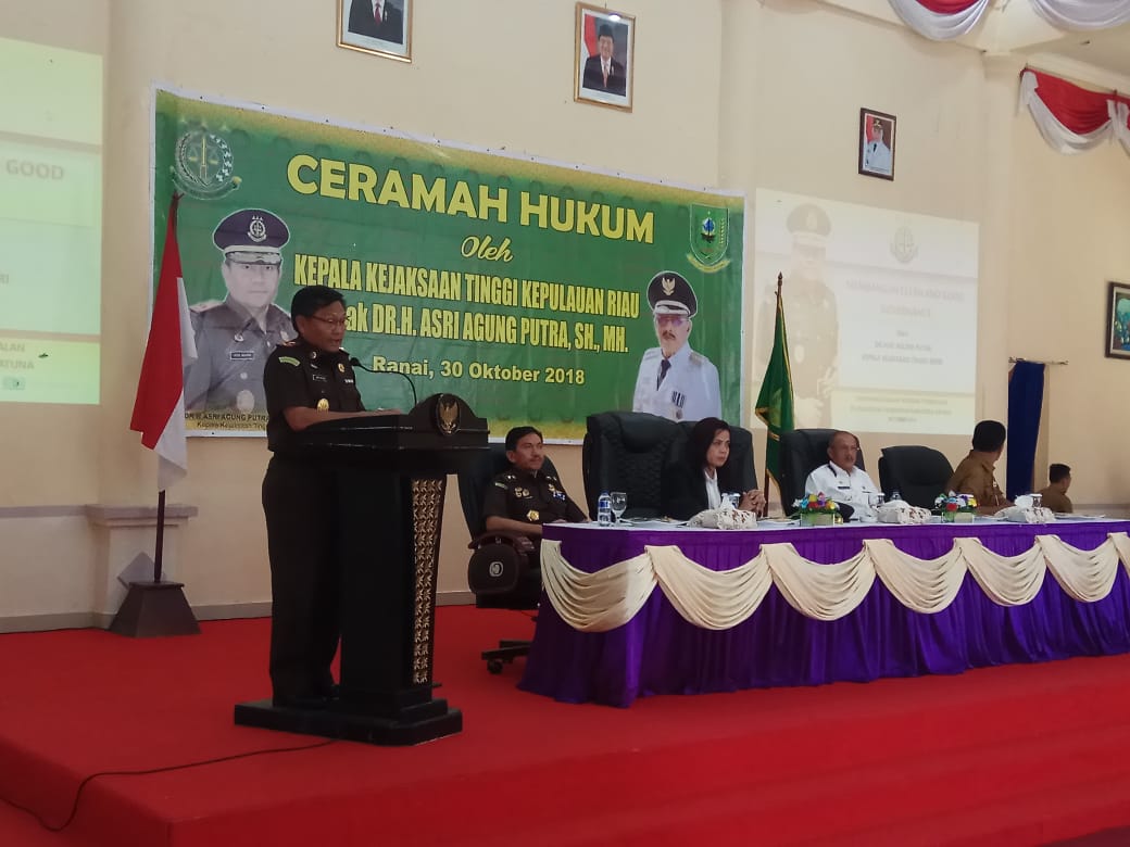 You are currently viewing Penerangan Hukum “Good and Clean Governance” Oleh Kejati Kepri