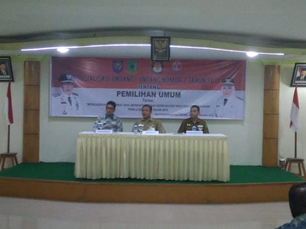 You are currently viewing Pembukaan Sosialisasi UU Nomor 27 Tahun 2017 tentang Pemilihan Umum