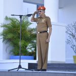 Pasang Baret, Bupati Natuna Kukuhkan  Anggota Satpol PP