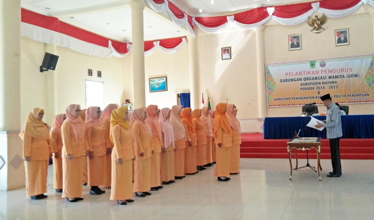 You are currently viewing Gabungan Organisasi Wanita (GOW) Natuna Resmi Dilantik