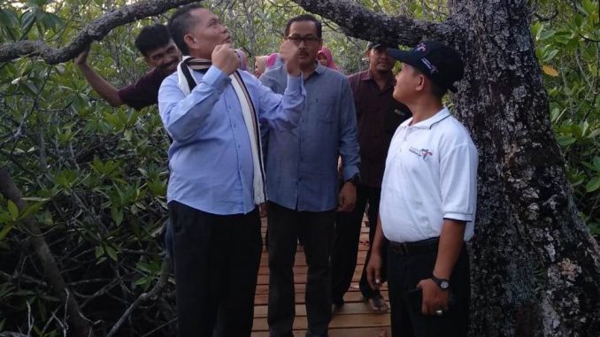 You are currently viewing Dikunjungi Kadispar Provinsi Kepri, Pokdarwis Aiba Ajukan beberapa Usulan Pengembangan Destinasi Wisata Mangrove Air Batang