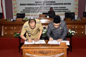 Read more about the article DPRD Natuna Setujui Laporan Pertanggungjawaban APBD 2018