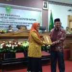 Wagub Natuna Sampaikan Laporan Keuangan Daerah Kepada DPRD Natuna