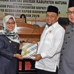 Rapat Paripurna Penyampaian Nota Keuangan RAPBD 2020, Wakil Bupati Natuna sampaikan Estimasi APBD Natuna 2020, 1,21 Triliun