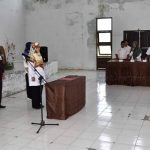 Kunker ke Bunguran Utara, Wakil Bupati Natuna Lantik Kepala SMPN 03 Bunguran Utara/Telok Buton