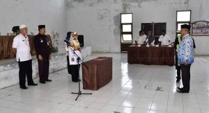 Read more about the article Kunker ke Bunguran Utara, Wakil Bupati Natuna Lantik Kepala SMPN 03 Bunguran Utara/Telok Buton