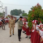 Ribuan Siswa Kabupaten Natuna Sambut Kedatangan Mendikbud RI