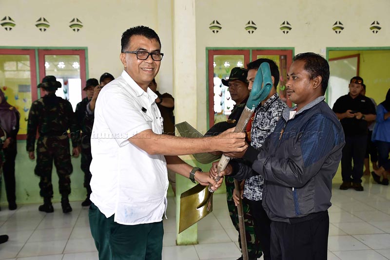 You are currently viewing Hadiri Karya Bhakti, Sekda Harap Semua Pihak Sukseskan MTQ 2020