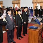 Pelantikan Pimpinan Definitif DPRD Natuna Periode 2019-2024