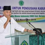 Wan Siswandi Buka acara Sosialisasi Pembinaan Sadar Halal untuk Pengusaha Kabupaten Natuna