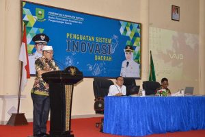 Read more about the article Ikhwan Solihin membuka acara Fasilitasi dan Koordinasi Penguatan Sistem Inovasi Daerah