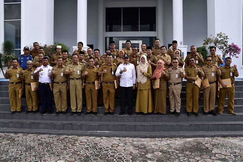 You are currently viewing Apel Gabungan Persiapan Pelaksanaan Tugas, Hamid Rizal Serahkan DPA Tahun 2020