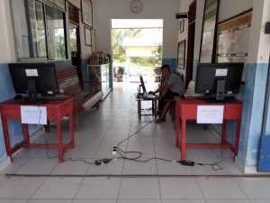 Read more about the article Hemat Kertas, SMPN2 Bunguran Timur Gelar Pemilos Berbasis Online