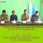 Program Padat Karya Tunai Desa Ceruk Dikucurkan