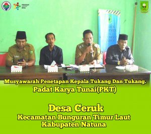 Read more about the article Program Padat Karya Tunai Desa Ceruk Dikucurkan