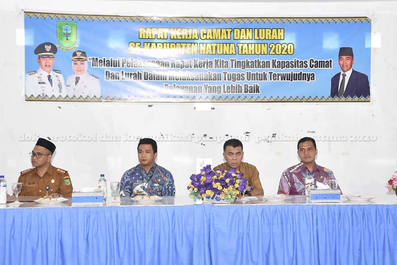 You are currently viewing Wan Siswandi Buka Raker Camat dan Lurah se-Kabupaten Natuna, Tahun 2020