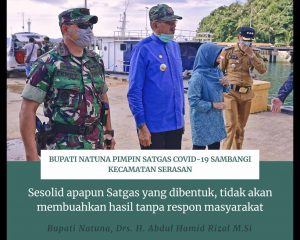 Read more about the article Upaya Cegah Penyebaran Corona, Bupati Natuna Pimpin Satgas Covid – 19
