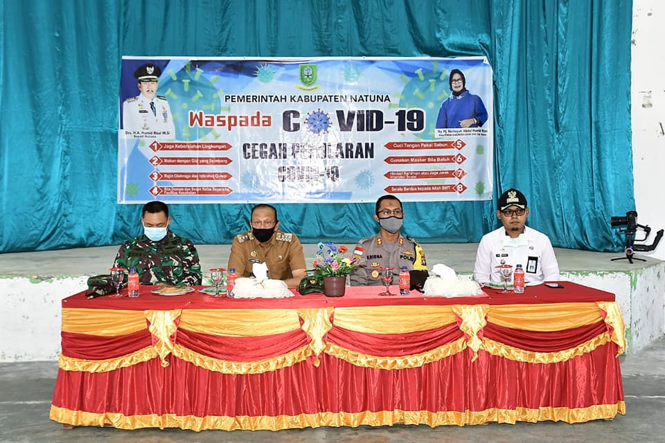 You are currently viewing Kunker ke Bunguran Barat, Bupati Natuna Ingatkan Serangan Covid-19 Tidak Pandang Bulu