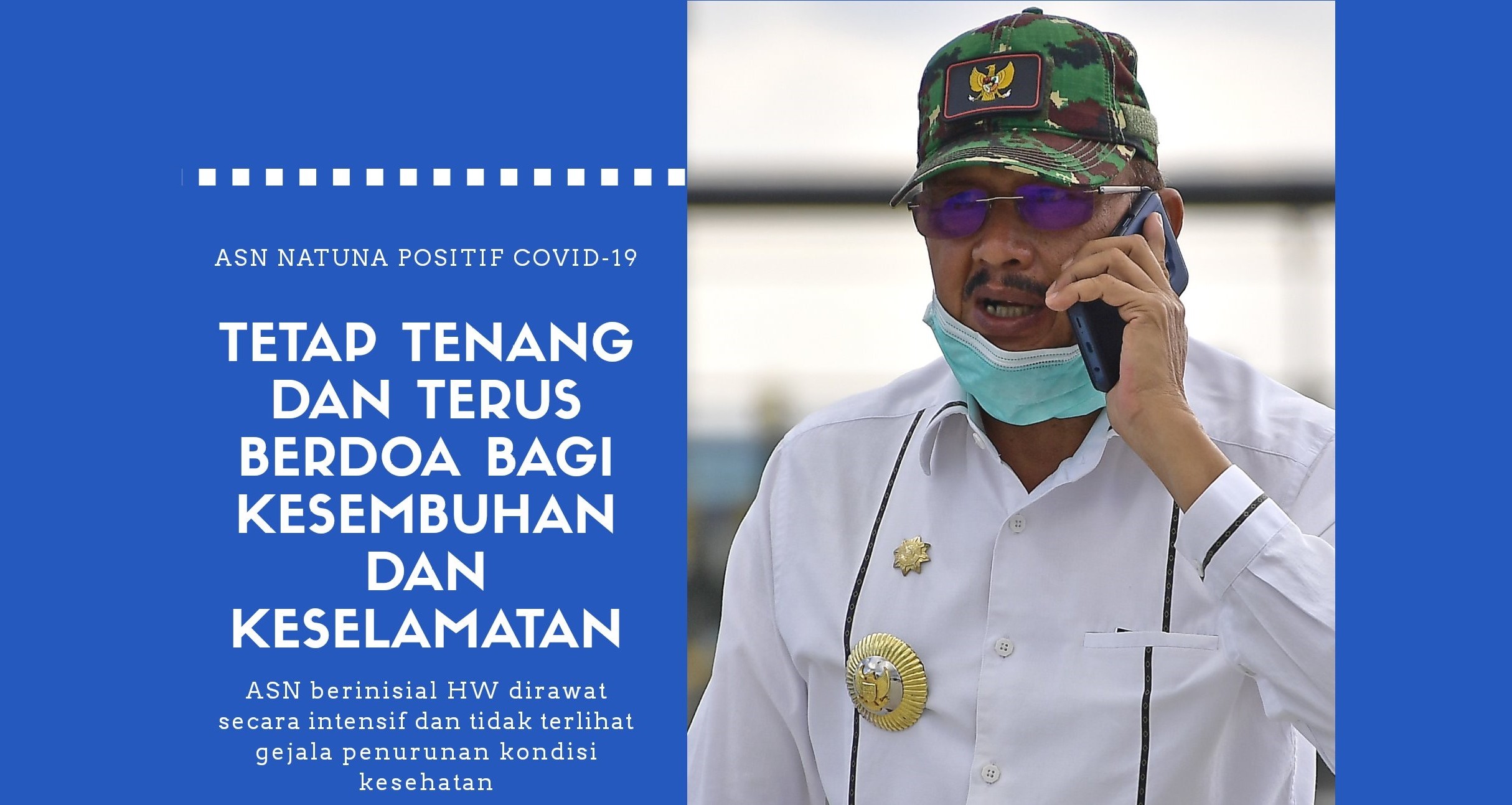 You are currently viewing ASN Natuna Positif Covid -19, Bupati Natuna Harapkan Masyarakat Tetap Tenang dan Terus Berdoa