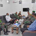 Penyambutan Komandan Distrik Militer 0318 Natuna di Makodim Natuna