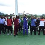 Rayakan Haronas, Pemda Natuna dan Forum Kota Sehat Gelar Senam Bersama