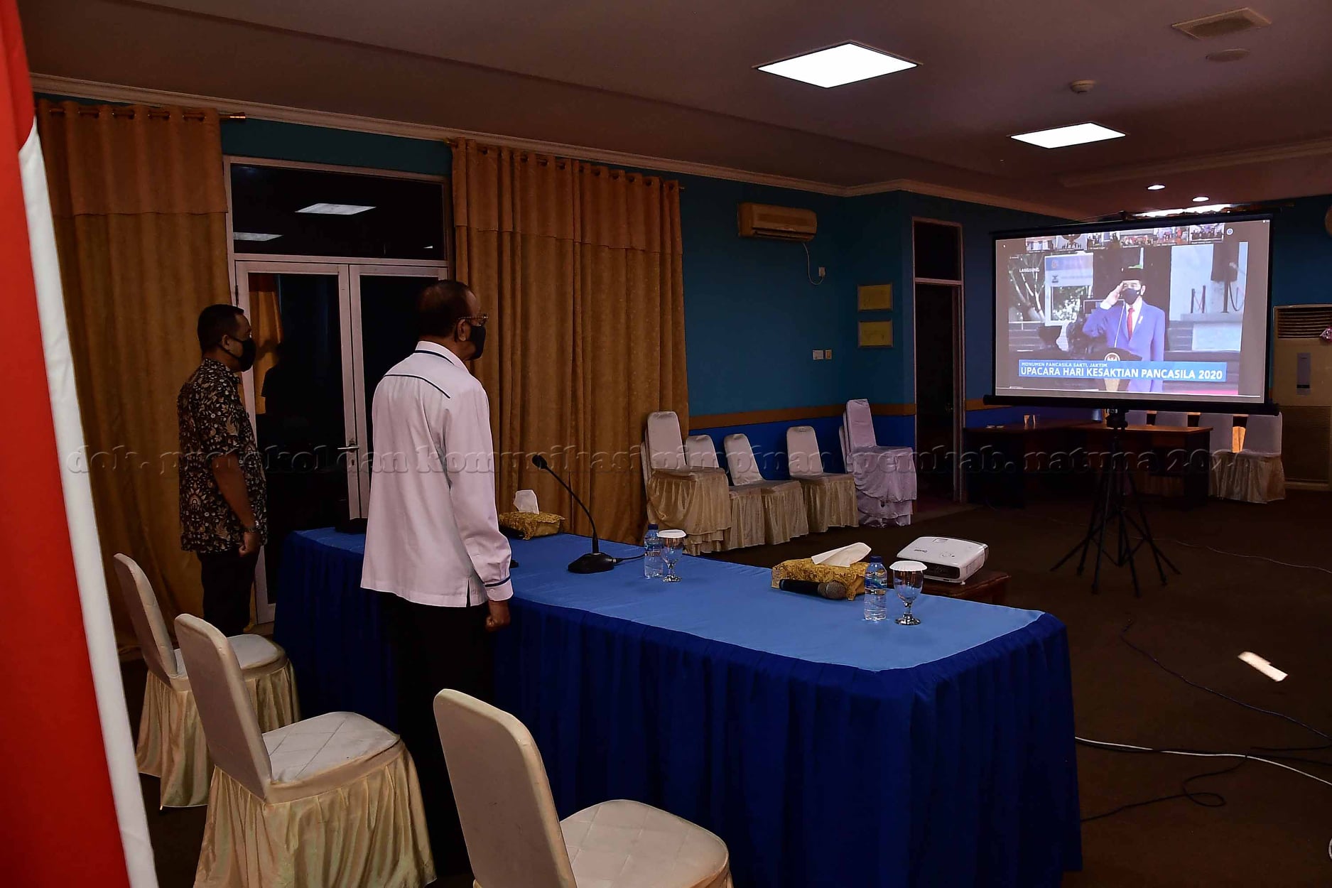 You are currently viewing Bupati Natuna Hadiri Upacara Virtual Peringatan Hari Kesaktian Pancasila Tahun 2020