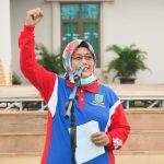 Meriahkan HUT ke-21 Tahun Kabupaten Natuna , Pemda Gelar Senam Bersama