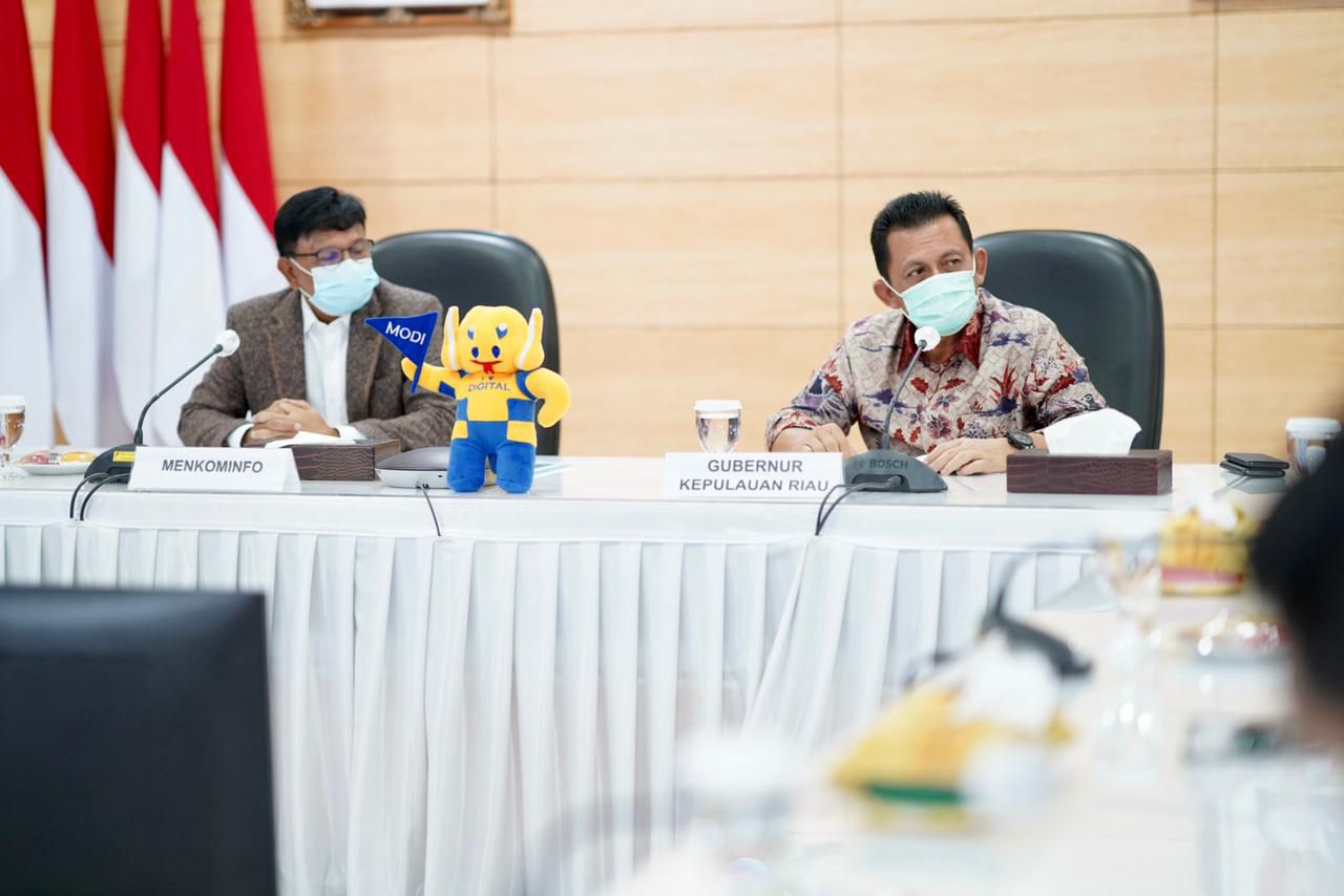 You are currently viewing Usai Ansar Ketemu Menteri, 4 Kabupaten di Kepri Dapat Tambahan 35 Tower BTS