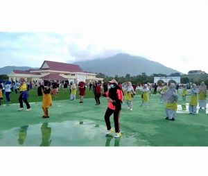 Read more about the article Jelang Ramadhan, Pemda Natuna Gelar Senam Bersama