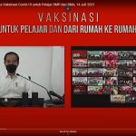 Vaksinasi untuk Pelajar dan Door To Door Secara Serentak di 14 Provinsi.