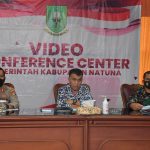 Mengunakan Vicon Bupati Natuna Memimpin Rapat Koordinasi Pelaksanaan PPKM Dan Covid 19