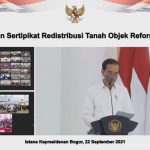 Penyerahan Sertifikat Tanah, Presiden RI Himbau Pemerintah Konsisten Memberantas Mafia Tanah