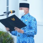 Wakil Bupati Natuna Pimpin Apel Peringatan Hari Korpri.