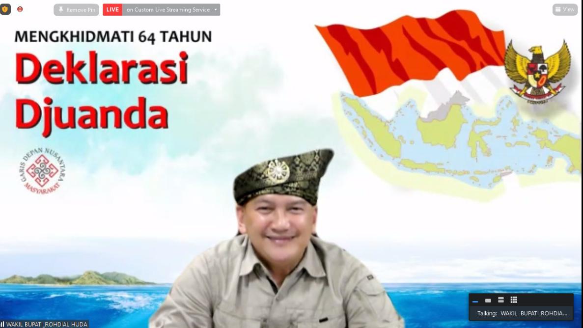 You are currently viewing Peringati Hari Nusantara, Rodhial Huda Fokus Pada Pembangunan Wilayah Laut Perbatasan.