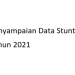 Penyampaian Data Stunting Tahun 2021