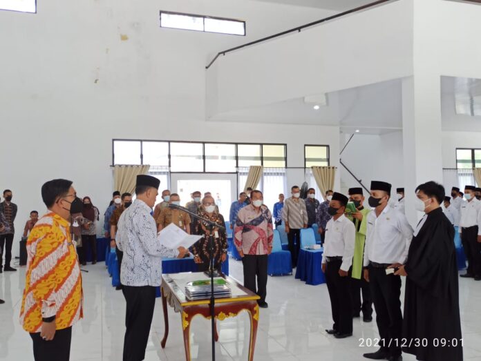 You are currently viewing Lantik 172 ASN Jabatan Fungsional, Bupati Minta Tingkatkan Pelayanan
