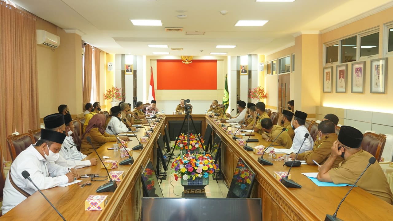 You are currently viewing Rapat Persiapan MTQ, Wabup Natuna : Minimalisir Kegiatan yang Sifatnya Hura Hura
