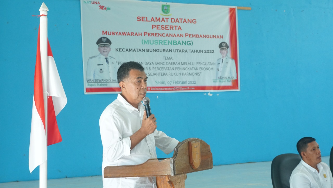 You are currently viewing Bupati Natuna Buka Musrenbang Kecamatan Bunguran Utara