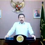 Bupati Natuna hadiri Secara Virtual acara Lauching Rumah Restorative Justice.