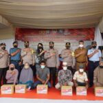 Bupati Natuna Hadiri Acara Peresmian Polsek Pulau Laut dan Polsubsektor Pulau Tiga.