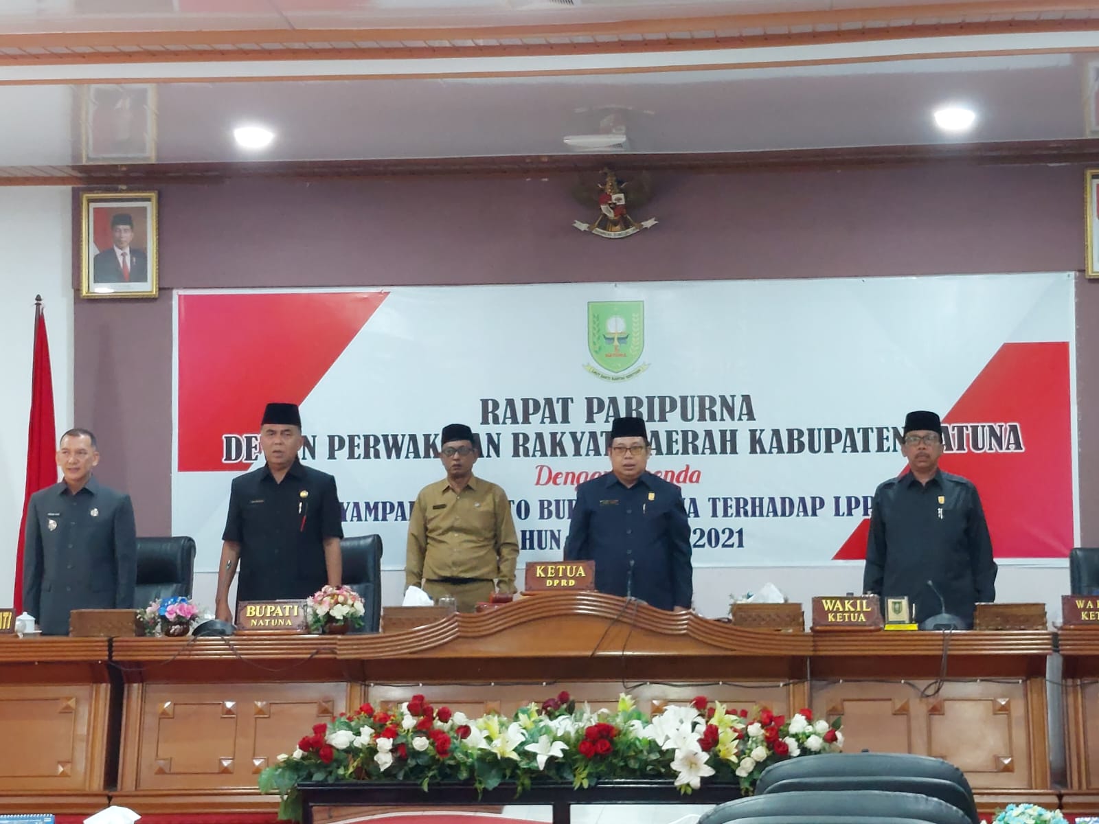 You are currently viewing Bupati Natuna Sampaikan  LPP APBD Tahun Anggaran 2021 Pada Rapat Paripurna DRPD Natuna