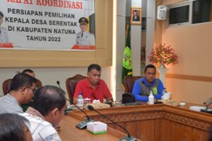 Read more about the article Satukan Persepsi Bupati Natuna Pimpinan Rakor Persiapan Pilkades Tahun 2022.