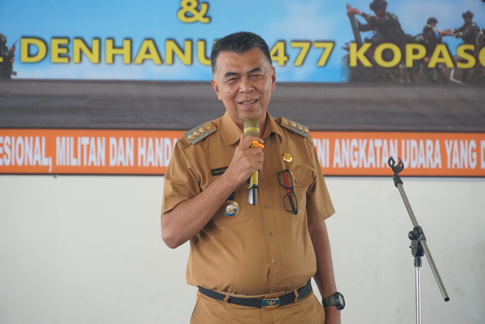 You are currently viewing Bupati Natuna : Pemerintah Kabupaten Natuna Menyambut Baik Kehadiran Kopasgat Dalam Menjaga Keamanan NKRI.