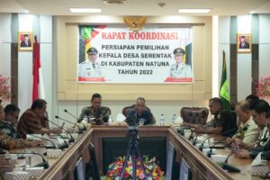 Read more about the article Satukan Persepsi, Pemda Natuna Gelar Rakor Pemantapan Pilkades Serentak  Tahun 2022